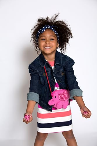 Little Girls Bow Stretchy Headband- Stylish, Fashionable Hairband for Girls - Toddler Age to 8 Year Old4