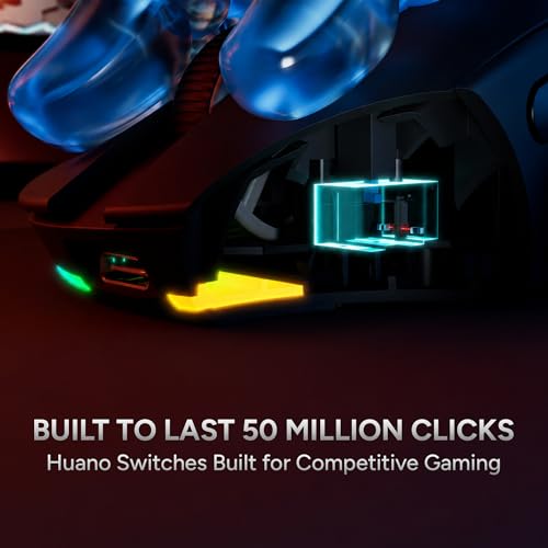 Image of KARNAGE by EVM Templar Tri-Mode Wireless RGB Gaming Mouse | 16000 DPI | 65g Lightweight | BT + 2.4G + Wired | 14 RGB Modes | Advance Software | 1000Hz Polling | PC /Mac | Black | 2 Years Warranty