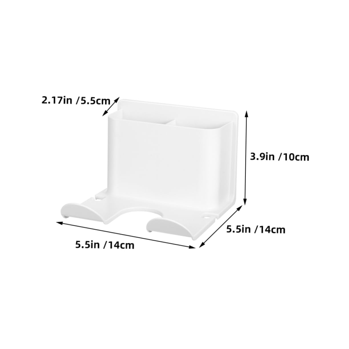 Ipetboom Blow Dryer Hanger Wall Mount Universal Hair Dryer Rack Cord Organizer for Modern Bathroom Dec