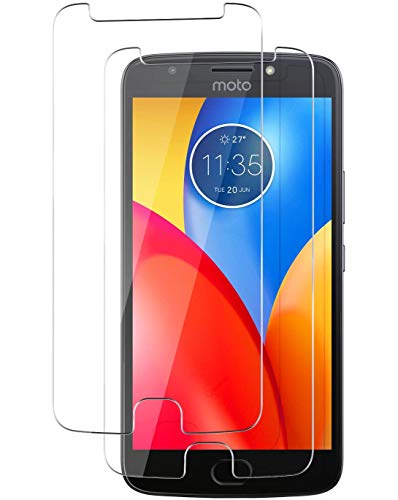 Kepuch 2パック 強化ガラス スクリーンプロテクター 対応 Moto E4 Plus