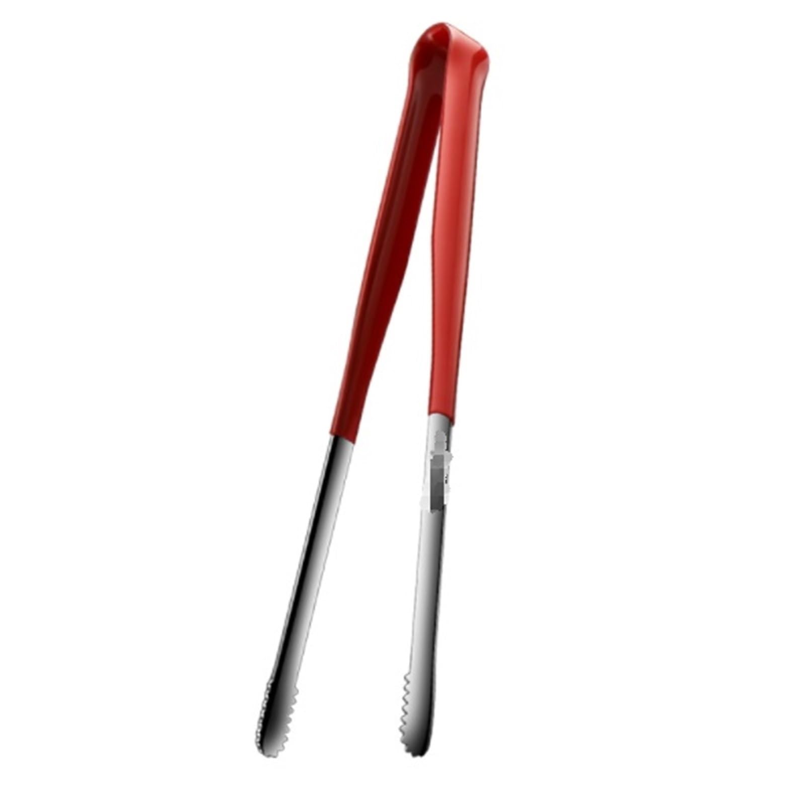 Küchenzange, Grillzange aus Edelstahl, Rot, 19–30 cm(30cm)