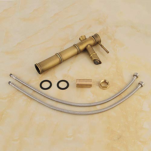 Robinet mitigeur cuivre anti-éclaboussure à tête rotative pour évier - 5