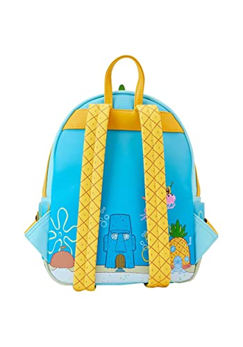 Image of Loungefly: Nickelodeon Spongebob Squarepants Pineapple House Mini Backpack - Confidential