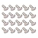 uxcell M8 Thread 20mm T-Slot Drop-in Stud Sliding Screw Bolt Carbon Steel 40 Series 20pcs