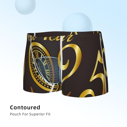 Boys' Cotton Boxer Brief Soft Underwear-2025 New Year4