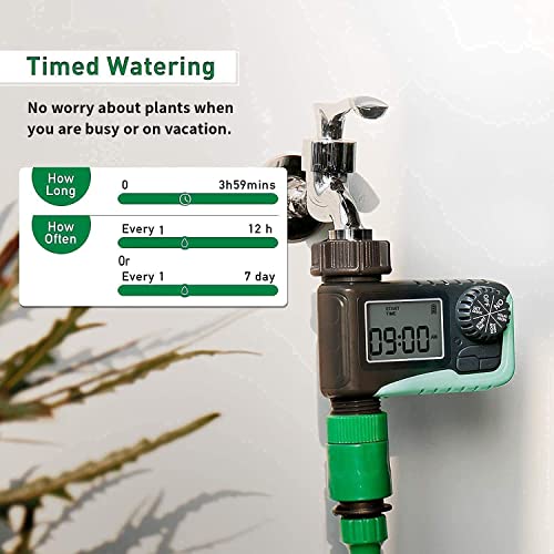 RAINPOINT Sprinkler Timer, Programmable Water Timer for Garden Hose