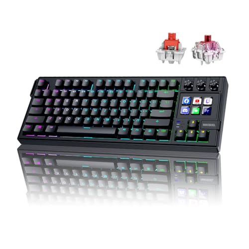 Ya en mundofriki.es: MMOBIEL Teclado Mecánico para Stream Deck Teclado QWERTY RGB Hot-Swappable con 6 Teclas Macro LCD Programables y 3 Diales de Control para OBS, Streaming, Edición de Video – para Windows/macOS