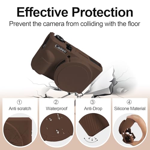 Funda de silicona para Canon Powershot G7 X Mark III miniatura 2