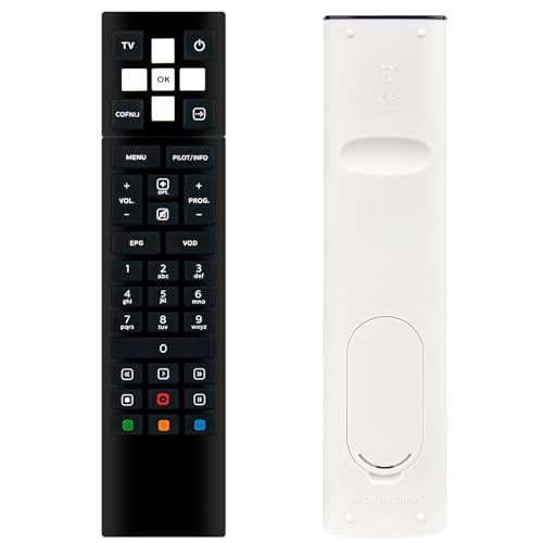 Mando a Distancia de Repuesto Aptos para Pilot Cyfra Plus Canal+ NC+ Sagemcom Premium Box 4K WiFi Box DSIW74,with User Manual