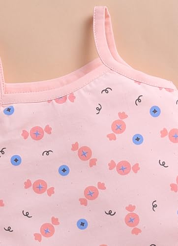 Image of LuvLap Baby Girl 100% Cotton Sleevless Girls Frock Pack of 3