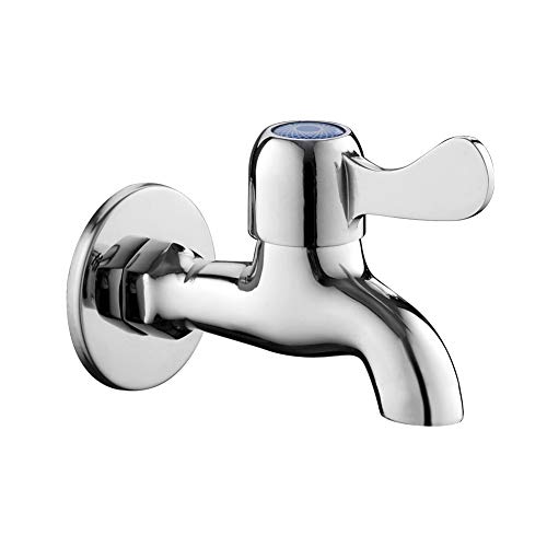 GRIFEMA G201 Grifo de Jardín, Agua Fria, Grifo de Pared, Cromo