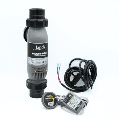 Jandy PLC1400 14 Blade 3-Port PureLink Cell Kit with 2-Inch to 2.5-Inch PVC Universal Unions and 16-Feet Cables.