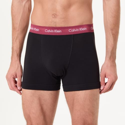 Calvin Klein Herren-Unterhose, 3 Stück, Rot, Größe M, 0000U2662G – Ansicht 2