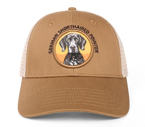 InnoBeta German Shorthaired Pointer Gift, Dusty Brown Baseball Cap for Lover