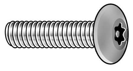 #10-24 x 1-1/4 Button Head Torx Tamper Resistant Screw, 10 pk.