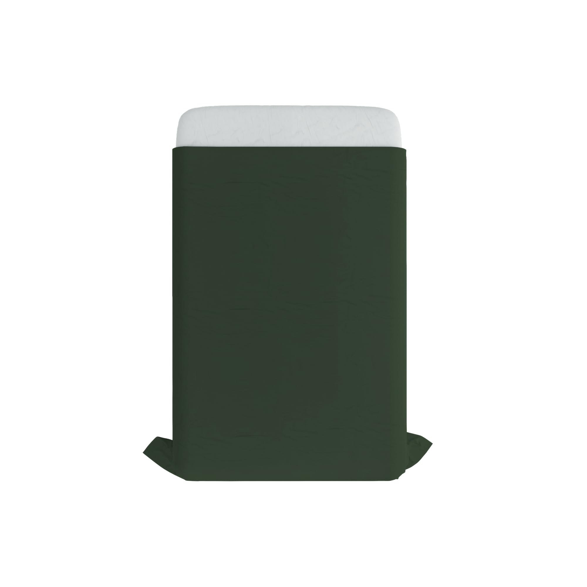 Max Top Sheet, Olive Green, King Size, Una Piazza e Mezza 180 x 300 cm - Image 2