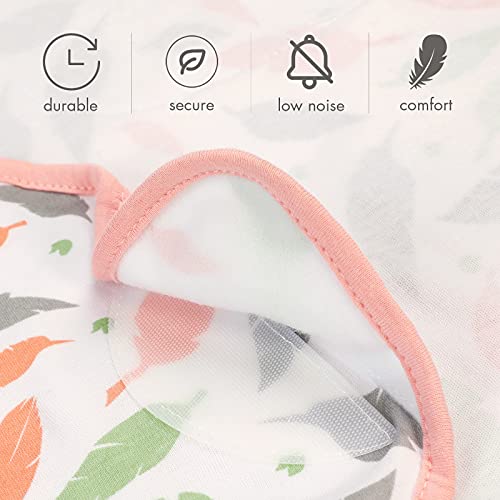 Image of GLLQUEN BABY Swaddles for Newborns 3-6 Months, Adjustable & Easy Fastener | 3-Pack, Baby Girl Swaddles Organic Cotton Womb-Like Nursery Swaddling Blanket reduces startle reflex, Soft & Skin-Friendly
