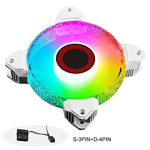 Ventilateur de refroidissement informatique 12cm 7 lames anti-vibration