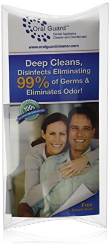 Oral Guard Dental Appliance Cleaner and Disinfectant for All Night Guards, Retainers and Dentures. 3 Month Supply