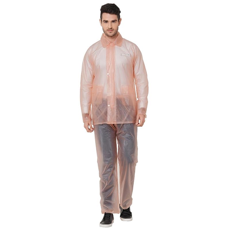 dressify Rainfighter Men/Boy's PVC Top with Bottom Translucent Raincoat With Detachable Hood free Size-picture-21