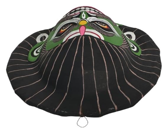 Mukherjee Handicrafts Handcrafted Puruliya Chhau Dance Mask – Colourful Paper Wall Hanging Decor 3