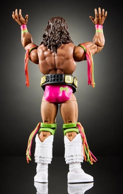 WWE The Ultimate Warrior Mattel Elite Collection Saturday Nights Main Event Series 2 Wrestling Action Figure Toy Wrestler