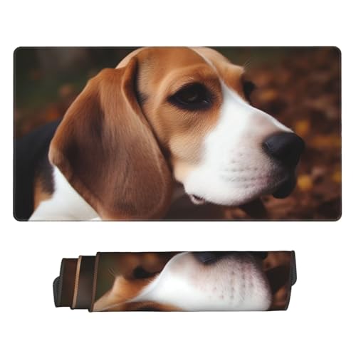 Tapis de souris de jeu bords cousus anti-effilochage et surface de glisse fluide