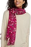 esprit poncho mit sternen modern ESPRIT Damen 120EA1Q303 Mode-Schal, 650/DARK PINK, Einheitsgröße