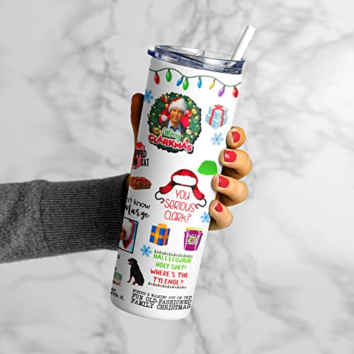 Switzer Kreations Christmas Vacation Tumbler - 80S Christmas Movie Tumbler - Funny Gifts For Christmas - Tumbler For Men, Women, Coworker On Christmas - Tumbler 20 Oz #TOP5
