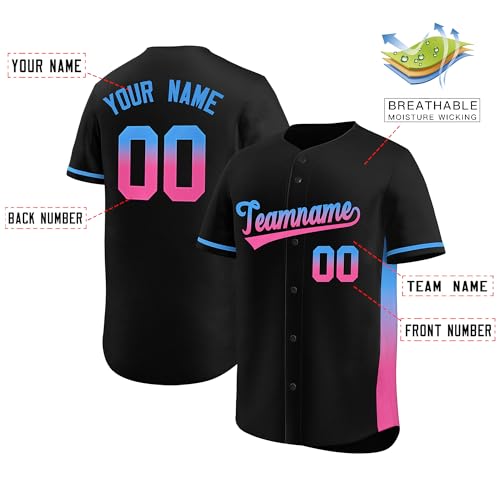 KXK Custom Baseball Jerseys Button Down Shirt Personalized Stitched or Printed Name Number for Men Women Youth miniatura 2