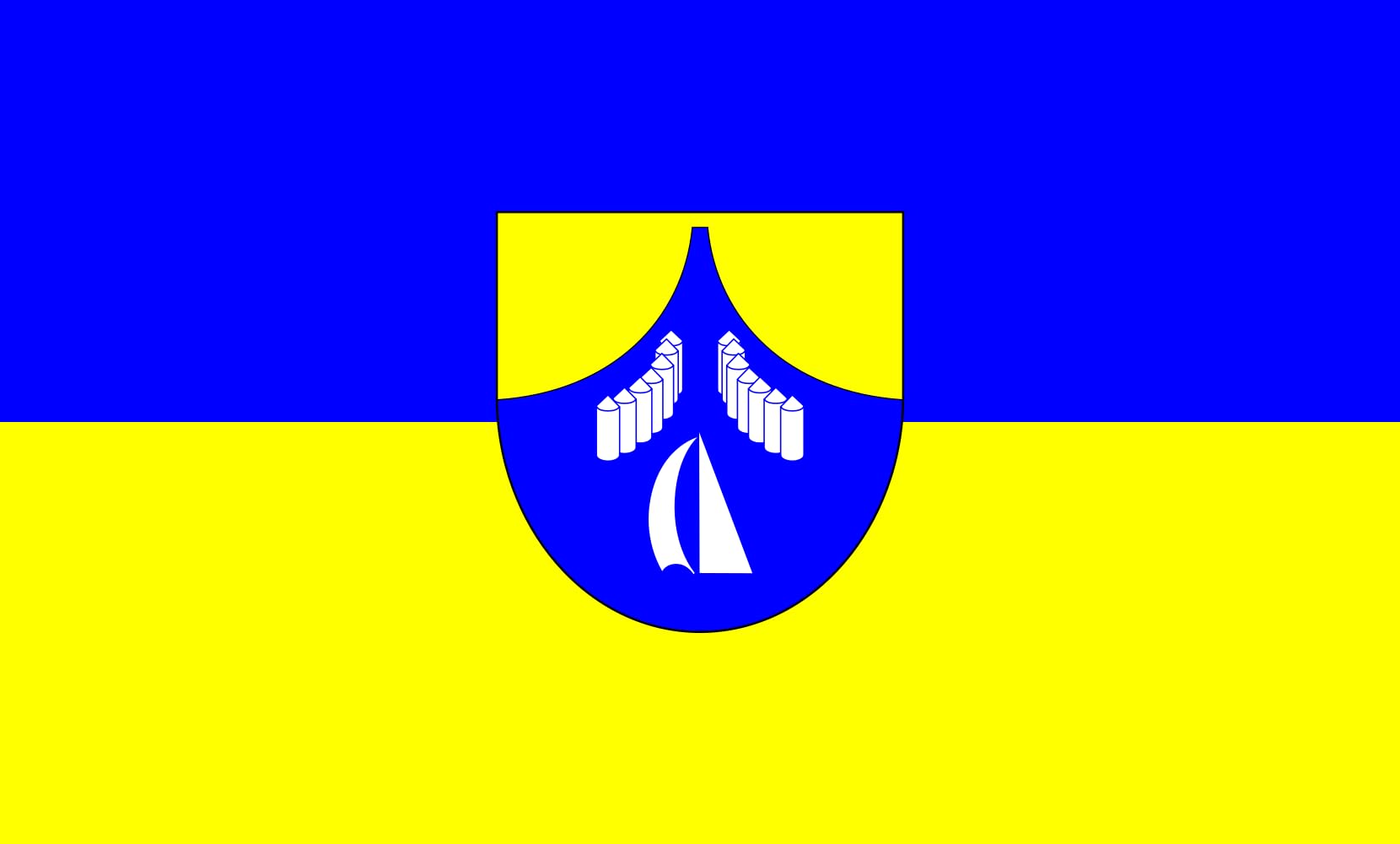 Drapeau de paysage Borgwedel idéal pour pavoiser votre jardin