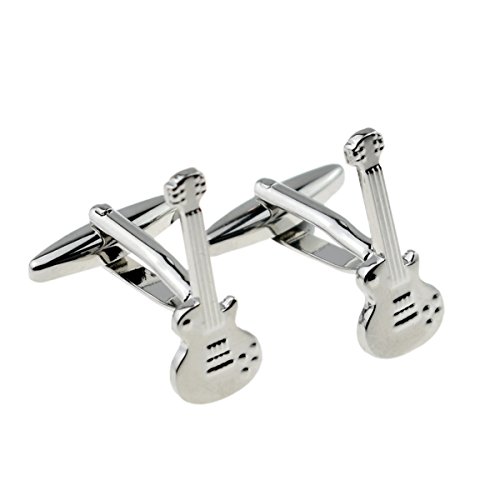 Mancuernillas Retro Guitarra Eléctrica para Hombre miniatura 1