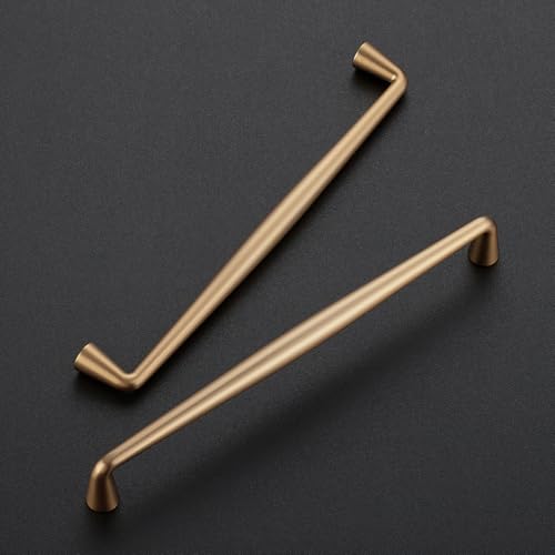 Image of Ravinte 20 Pack 7-1 /2 Inch Champagne Bronze Kitchen Cabinet Handles Solid Zinc Alloy Cabinet Pulls Cupboard Hardware Drawer Handles