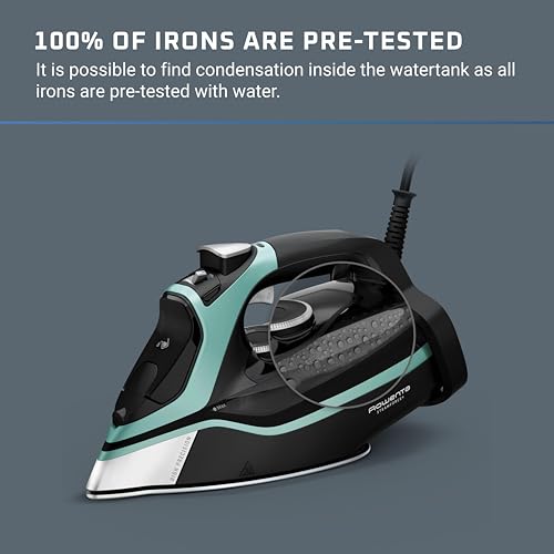 Rowenta Steam Force Stainless Steel Soleplate Steam Iron for Clothes, Anti-Drip Protection, 400 Microsteam Holes, 1800 Watts, Iron, Fabric Steamer, Garment Steamer for Clothes, Precision Tip, DW9440 by Rowenta - Image 4