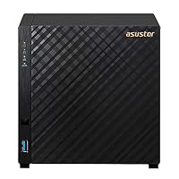Asustor Drivestor 4 AS1104T 4 Bay NAS Server - Netzwerkspeicher Gehäuse, Quad Core 1.4 Ghz CPU, 2,5 GbE Port, 1GB DDR4 – Ansicht 2