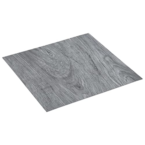 Dalles de plancher autoadhésives 20 pcs PVC 1,86 m² gris clair