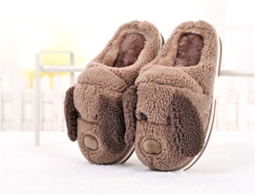 Women's Slippers Dog Animal Slippers Cartoon Plush Slippers Winter Warm Slippers Home Slippers4