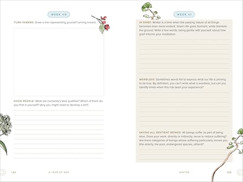 Rockridge Press Treace, Bonnie Myotai A Year Of Zen: A 52-Week Guided Journal thumb #5