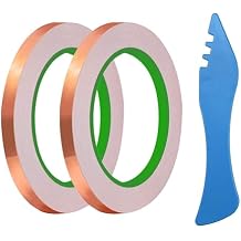 1/4 Inch Copper Foil Tape for Stained Glass 2 Roll