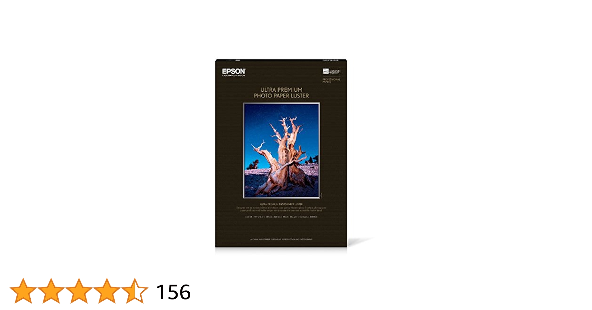 Amazon.com : Epson Ultra Premium Photo Paper LUSTER (11.7x16