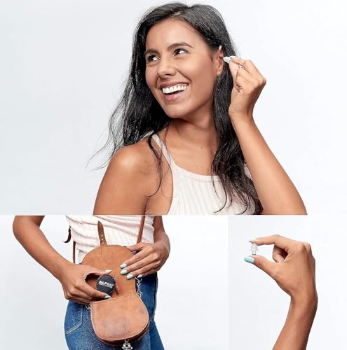 Alpine PartyPlug Pro Reusable Ear Plugs - Noise Reduction Filtered Ear Plugs for Party and Clubbing - Contains Premium Linear Filter for Musicians - 1 Pair Reusable Soft Invisible Earplugs