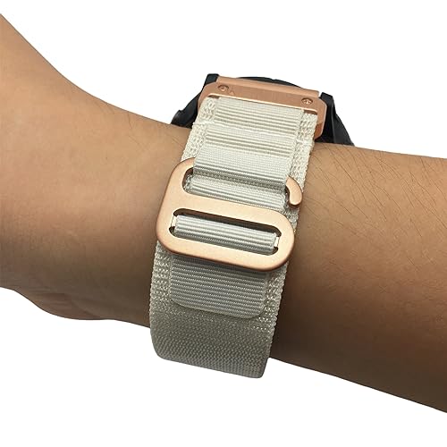 Image of Premium Nylon Strap 22mm for Garmin Forerunner 945, Fenix 5, 6, 7 Smartwatch - Alpine Loop