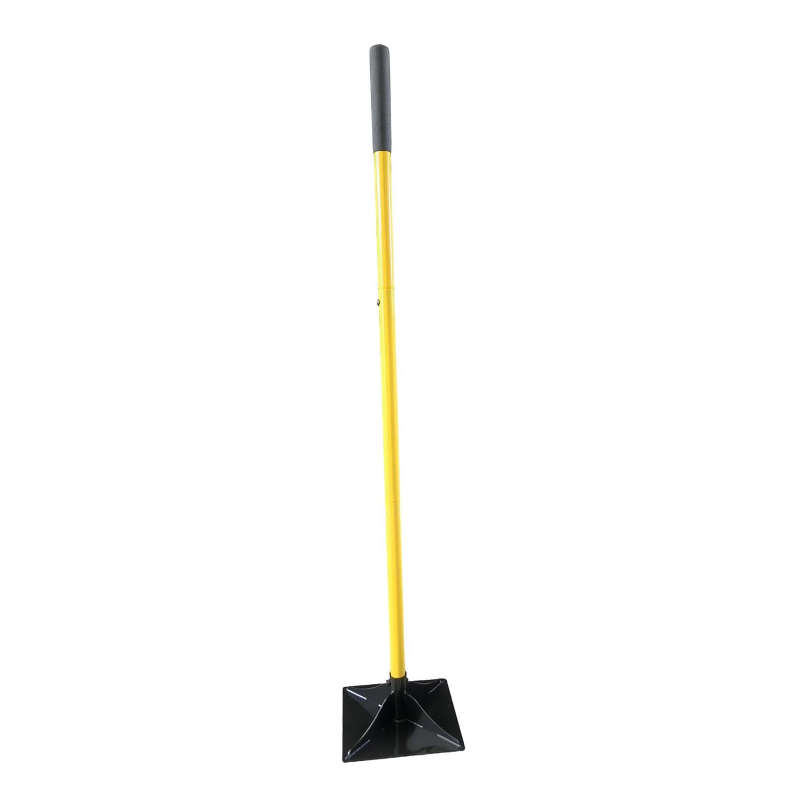 Compattatore Terreno Compattatore Manuale Attrezzo Pressa Suolo Ergonomico Antiscivolo per Livellare Terra Adatto per Cura Orto E Preparazione Strade, 8 Inch