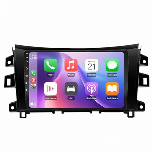 Radio 2 DIN para Nissan Navara 2016-2018 con Carplay Android Auto pantalla 4 núcleos