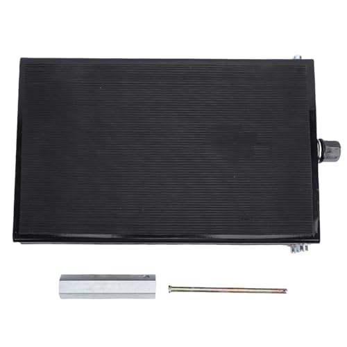 TIKATARER Gato de Tijera para Elevación de Motocicleta, Almohadilla de Goma de 1100 Libras, Acero Resistente, Soporte de Manivela de Elevación de 80 a 370mm con Almohadillas de Goma