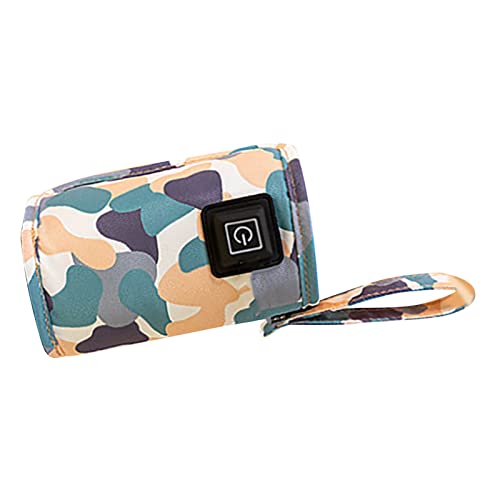 Miniatura 6 de Bolsa calentadora de botellas de leche USB, temperatura ajustable de 104.0 F-140.0 F con puerto USB para alimentación nocturna, viajes, uso