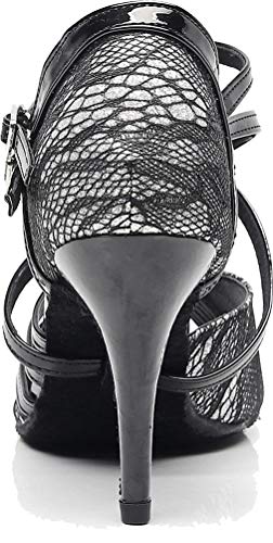 Chaussures de danse légères semelle souple et double boucle de maintien