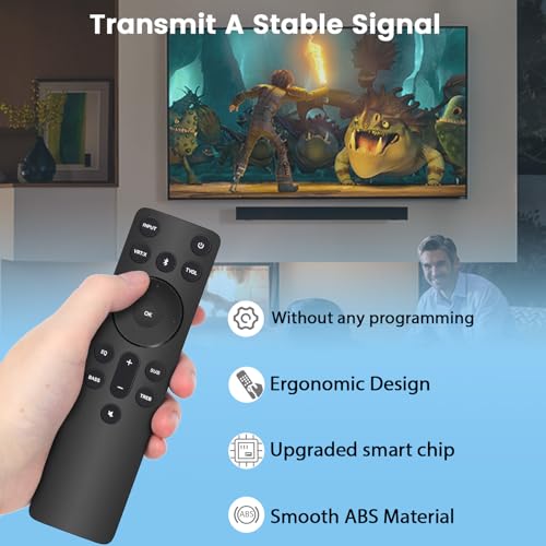 Image of Gvirtue New Replacement Remote for Vizio 5.1 /2.1 Home Theater Sound Bar, Remote for Vizio M /V /P Series Home Audio Sound System