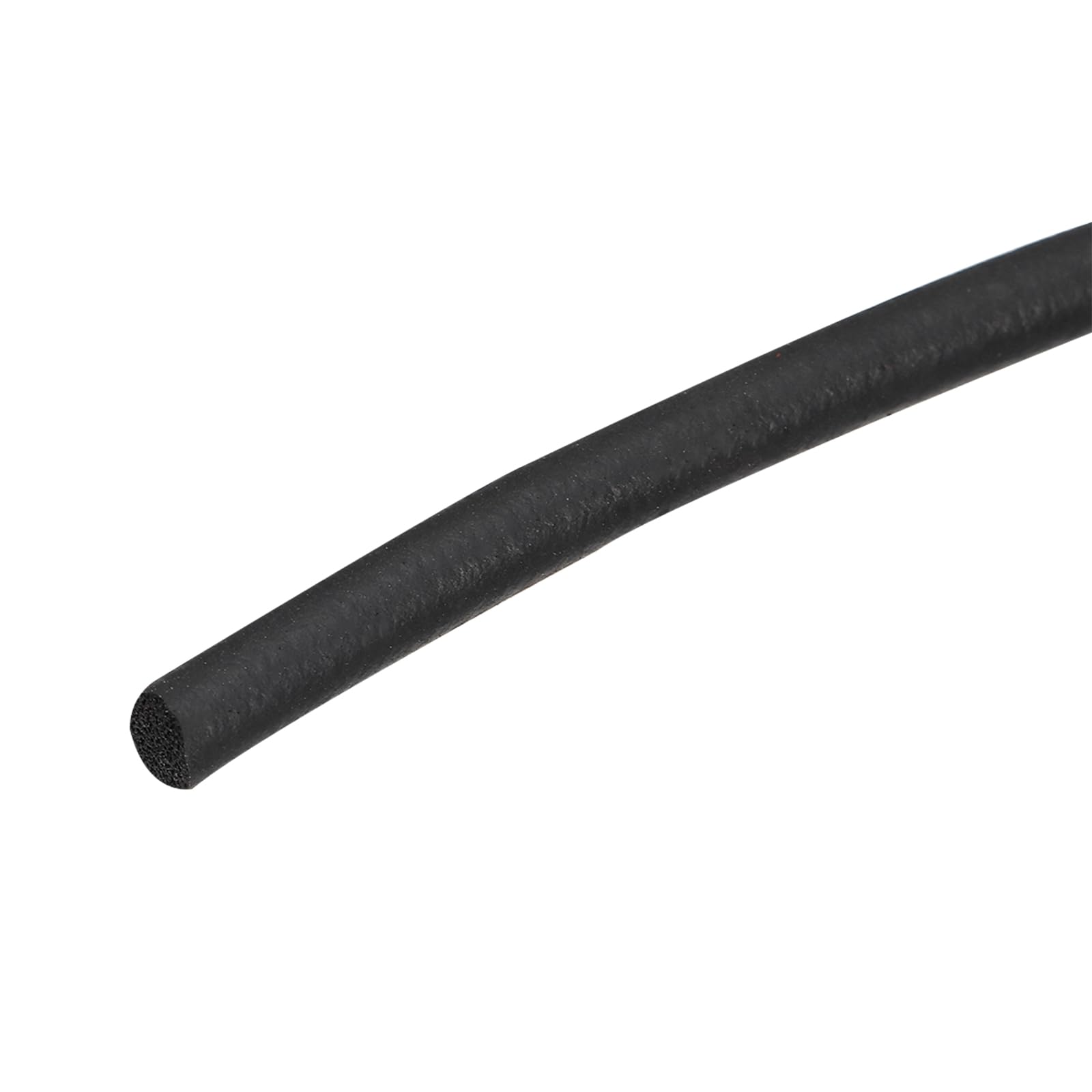 METALLIXITY Sponge Rubber Sealing Strip (18Ft x 0.15" W), Round Solid Seal Watertight Weatherstripping