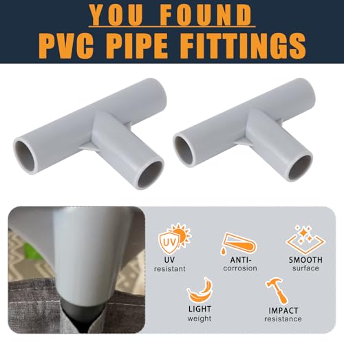 Image of T-Shaped Joint for Baby Playpen Parts, Baby Playpen Accessories for Baby Play Yard Baby Playpen Replacement Connectors, 4 Pcs Diameter1.9cm